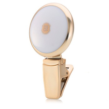 Lumina Selfie, High-end Selfie Light Compensation LED pentru iPhone, Samsung, Smartphone-uri Gold Lumina Selfie, High-end Selfie Light Compensation LED pentru iPhone, Samsung, Smartphone-uri Gold