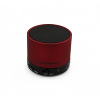 Boxa portabila cu Bluetooth si Radio FM, USB si microSD, Ritmo rosu cu acumulator incorporat