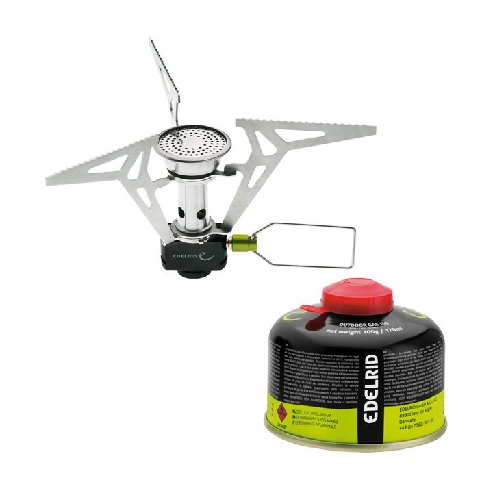 Mini-aragaz EDELRID KIRO Steel