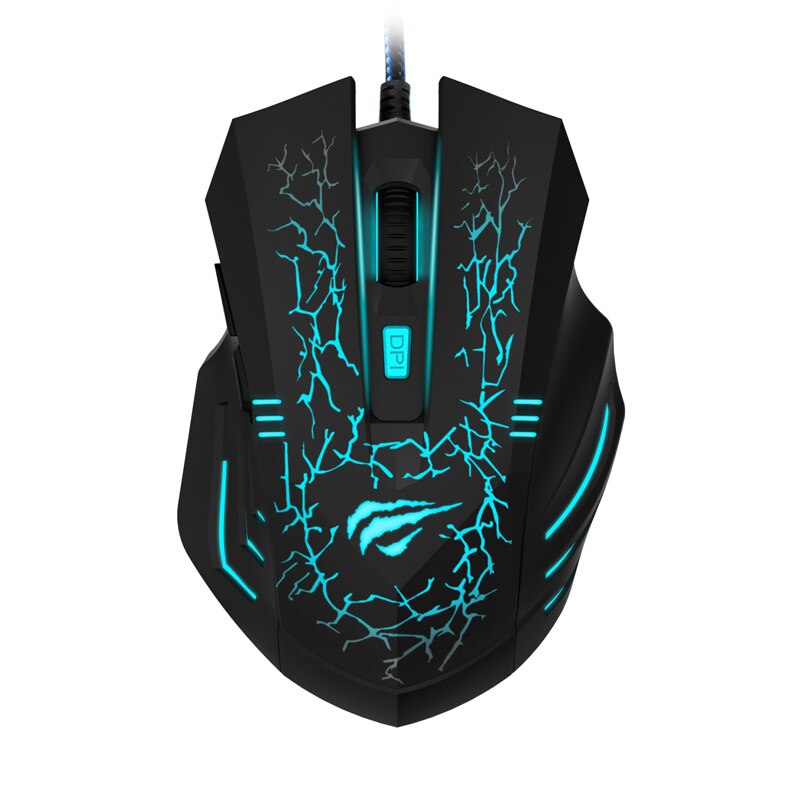 Mouse Gaming Havit HV-MS672 optic 7culori Led 6 Butoane