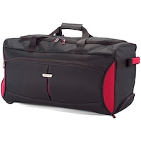 Geanta de voiaj cu role BENZI BZ 5190 - 60W Negru/Rosu