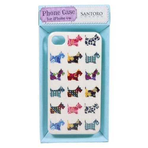 Husa telefon iPhone 4/4s Eclectic - Scottie Dogs
