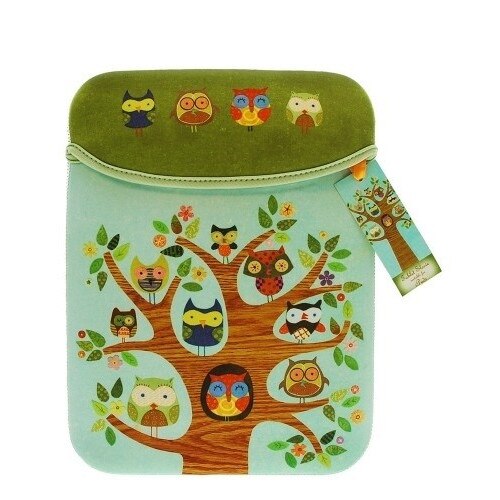 Husa tableta iPad Eclectic, Feathered Friends - 20x24 cm