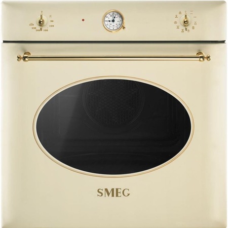 Cuptor incorporabil Smeg Coloniale SF855P, electric, multifunctional, 60cm, crem