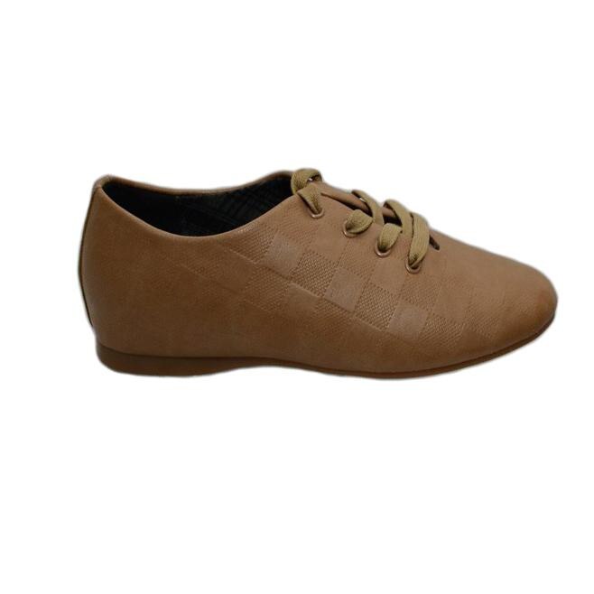 Pantofi cu siret reglabil, D&J Exclusive, Maro