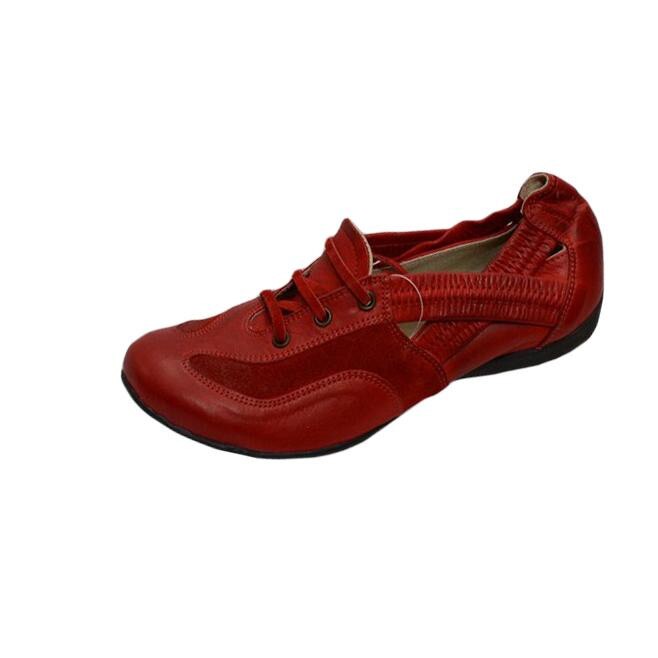 Tenisi sport cu elastic lateral, D&J Exclusive, Rosu
