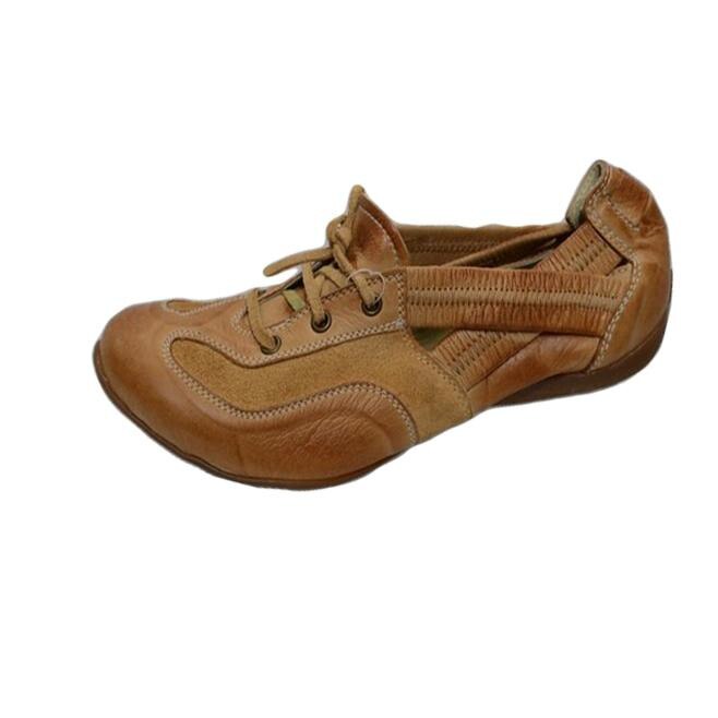 Tenisi sport cu elastic lateral, D&J Exclusive, Maro