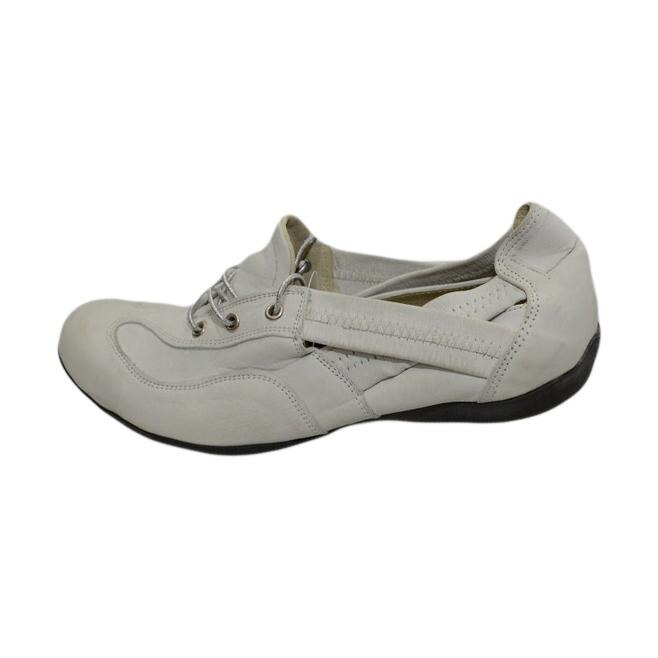 Tenisi sport cu elastic lateral, D&J Exclusive, Alb