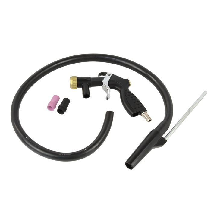 Pistol de sablare cu furtun Geko PS-3, duze 5-6mm, 8.6 bar, 220 l/min