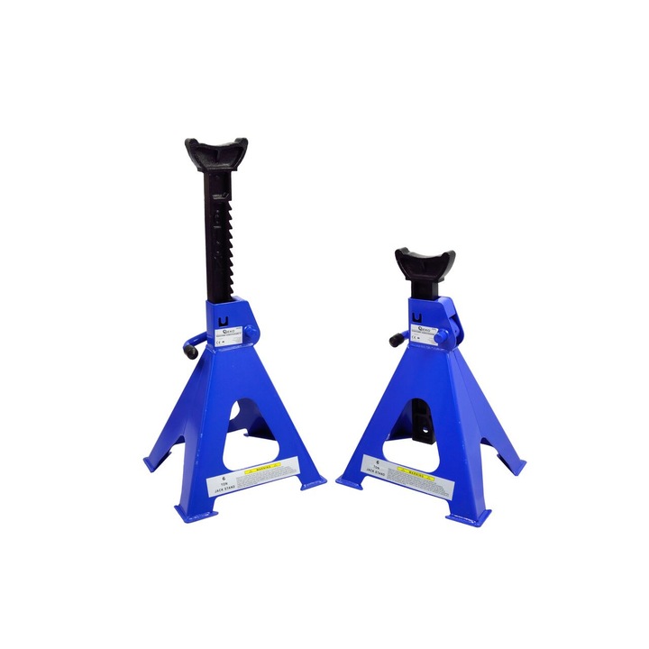 Комплект опори Geko, За превозни средства, 2 броя, 6т, Син