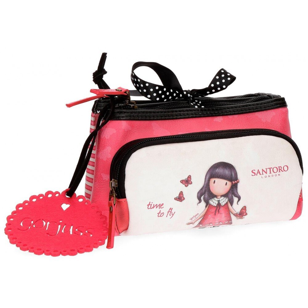 Borseta 20.5 cm 3 comp Gorjuss Time to Fly