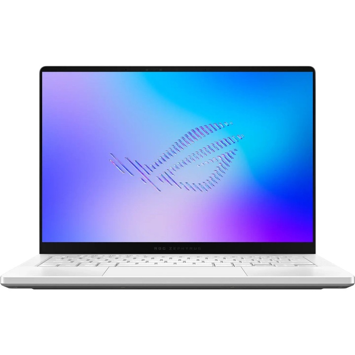 Laptop ASUS ROG Zephyrus G14, 14" 3K, Intel® Core™ Ultra 9 386H pana la 4.9 GHz, 32 GB RAM LPDDR5x 8533, 1 TB SSD, NVIDIA® GeForce® RTX 5070 Ti 12 GB, Windows 11 Home, Platinum White 1 TB
