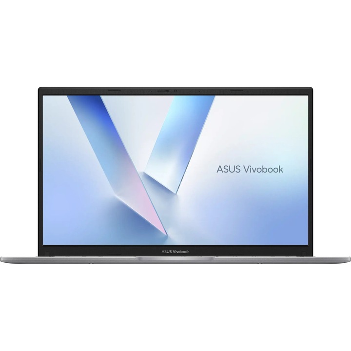 Laptop ASUS VivoBook 17, 17.3" Full HD, Intel® Core™ 7 350 pana la 4.8 GHz, 16 GB RAM DDR5, 512 GB SSD, Intel® Graphics, Free Dos, Cool Silver 512 GB