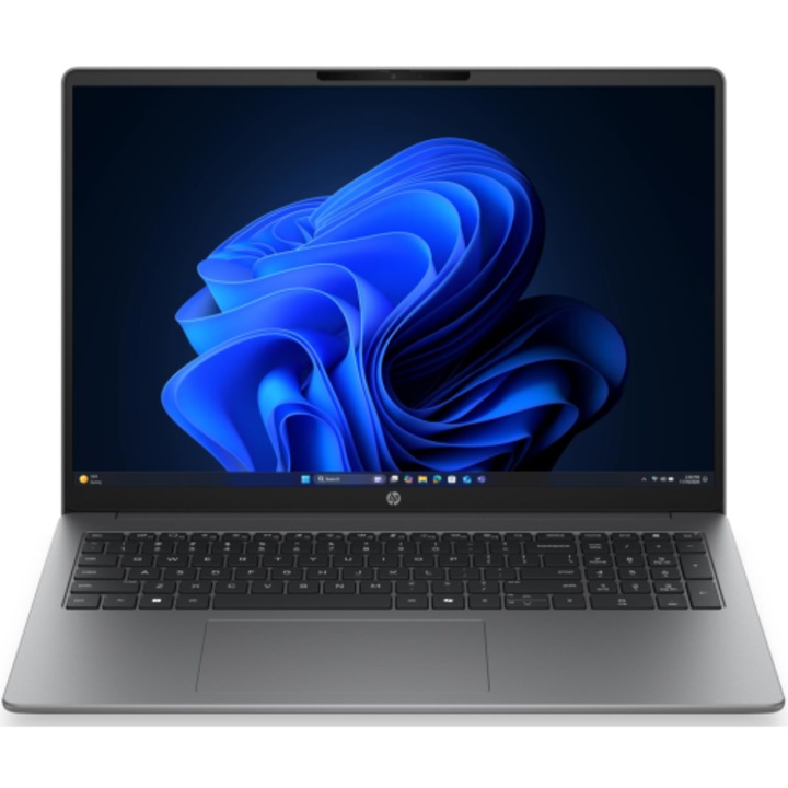 Laptop HP 200 G2a Procesor AMD Ryzen™ 7 250 16M Cache, up to 5.10 GHz, 16" WUXGA, 24GB DDR5, 512GB SSD, AMD Radeon 780M, Argintiu