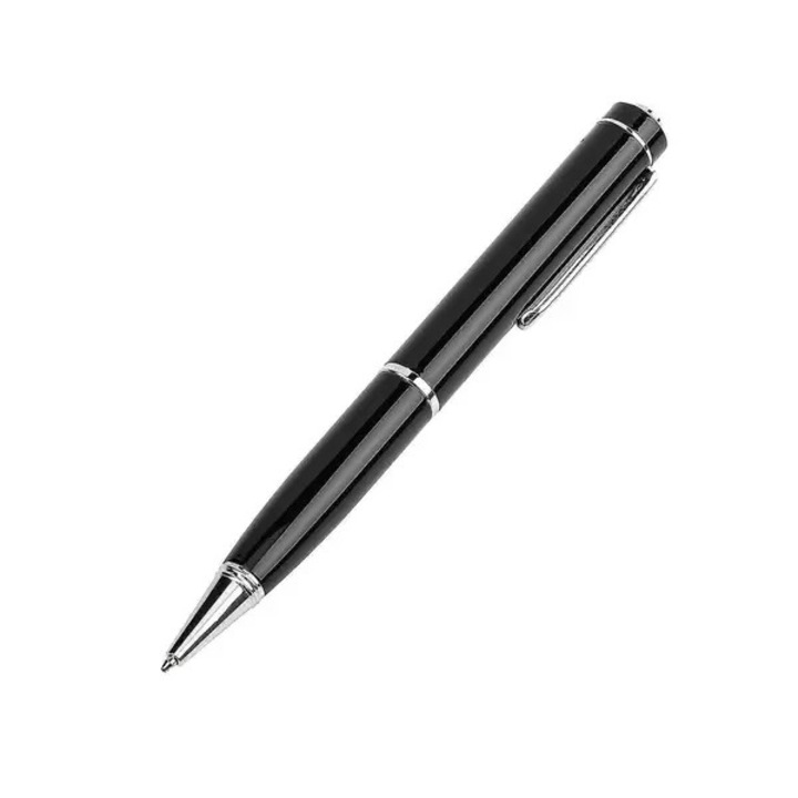 Recorder vocal digital tip pix model 022, activare la sunet, inregistrare WAV 192kbps, microfon omnidirectional, baterie 170mAh (20 h), micro‑USB, negru, 14 x 1.28 cm
