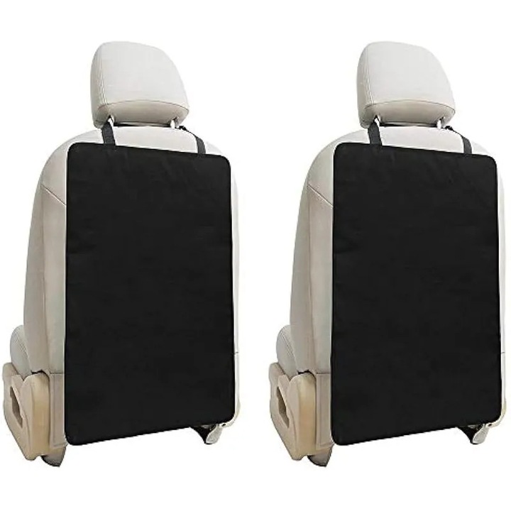 Protectie pentru scaun auto care ofera protectie groasa pentru copii si scaune pentru bebelusi, husa de protectie durabila protejeaza interiorul materialului Oxford (pachet de 2)