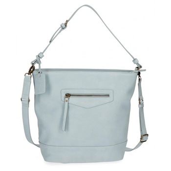 Geanta shopping 32 cm Pepe Jeans Olivia albastru Geanta shopping 32 cm Pepe Jeans Olivia albastru
