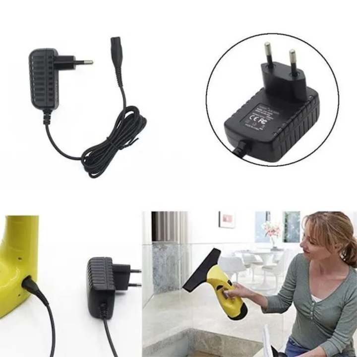 Incarcator compatibil cu aspiratoare de geamuri Karcher, k0544-260905-680, 5.5V 600mA DC, 100-240V 50/60Hz, negru