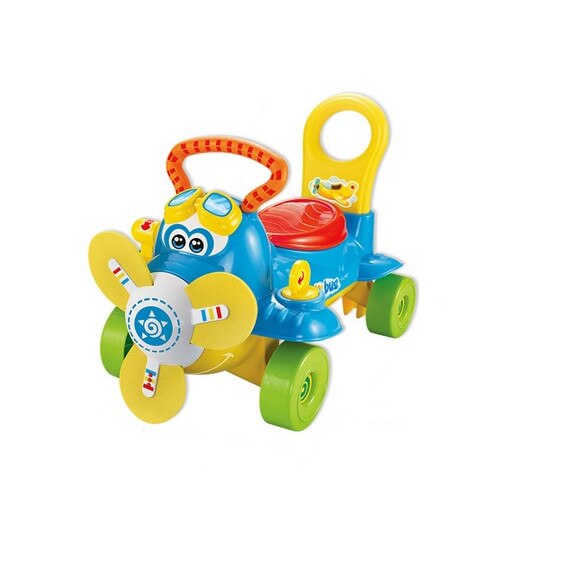 Antemergator 2 in 1 Slipping Airplane Bleu