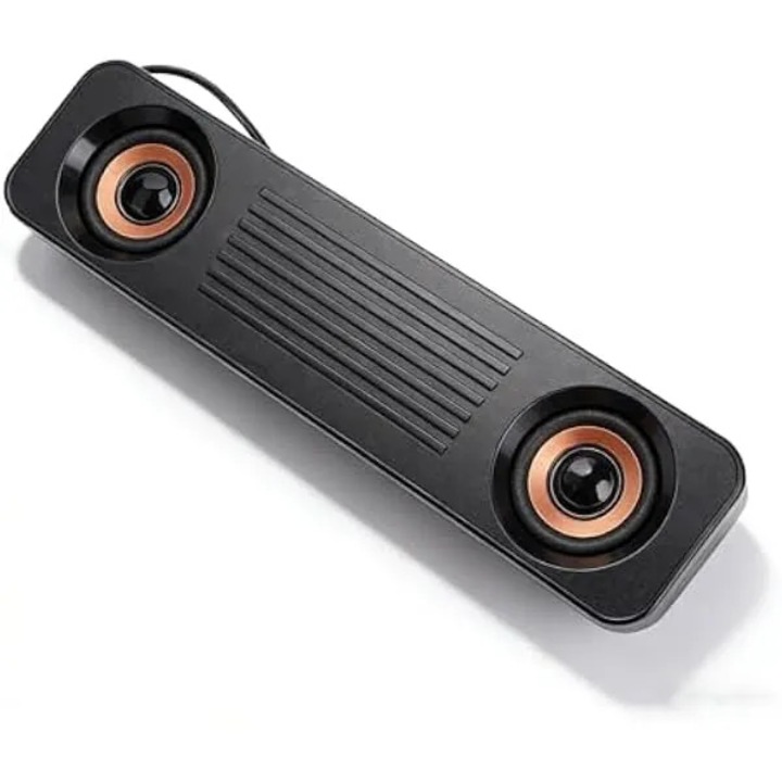 SB455_PARAM Bara de sunet stereo HiFi cu mufa de 3, 5 mm, alimentata prin USB si subwoofer, montabila