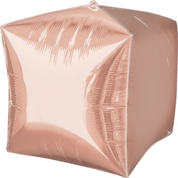Balon folie cubez Rose Gold - 38 x 38 cm, Amscan 36183 Balon folie cubez Rose Gold - 38 x 38 cm, Amscan 36183