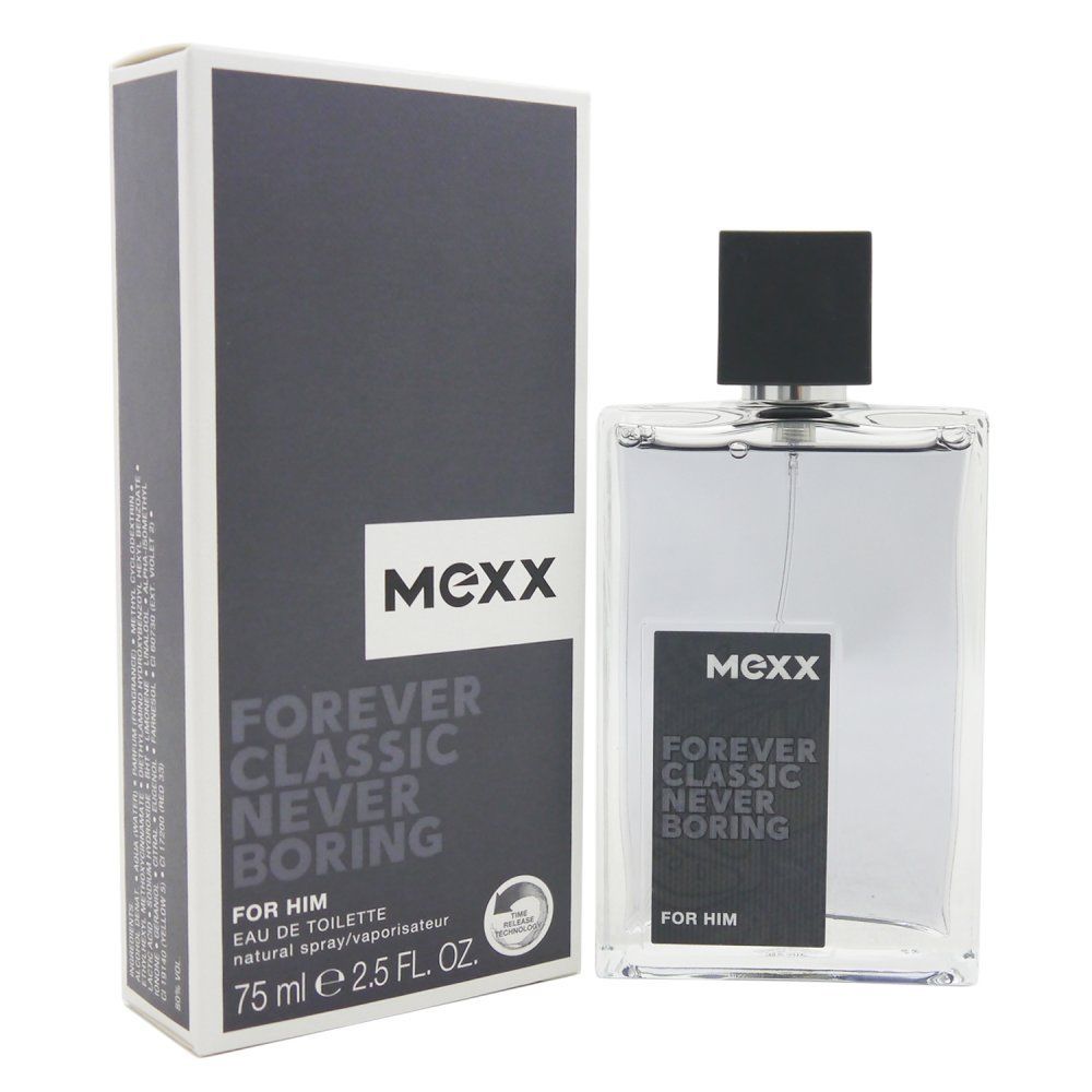 Apa de toaleta Mexx Forever Classic Never Boring pentru barbati, 75ml