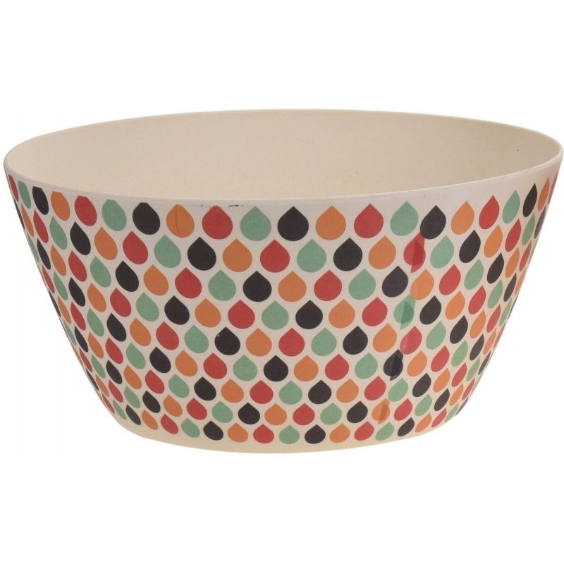 Bol conic din melamina, multicolor, D 24 cm