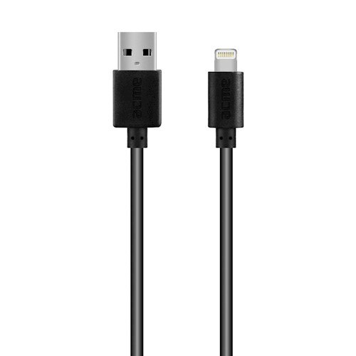Cablu de date Acme CB1031, Lightning-USB, 1m, Black