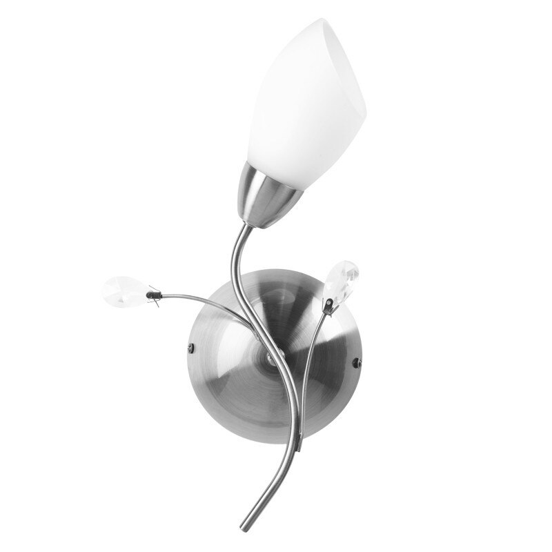 Aplica de perete DeMarkt Megapolis, LED, E14, IP20, 60W, Argintiu
