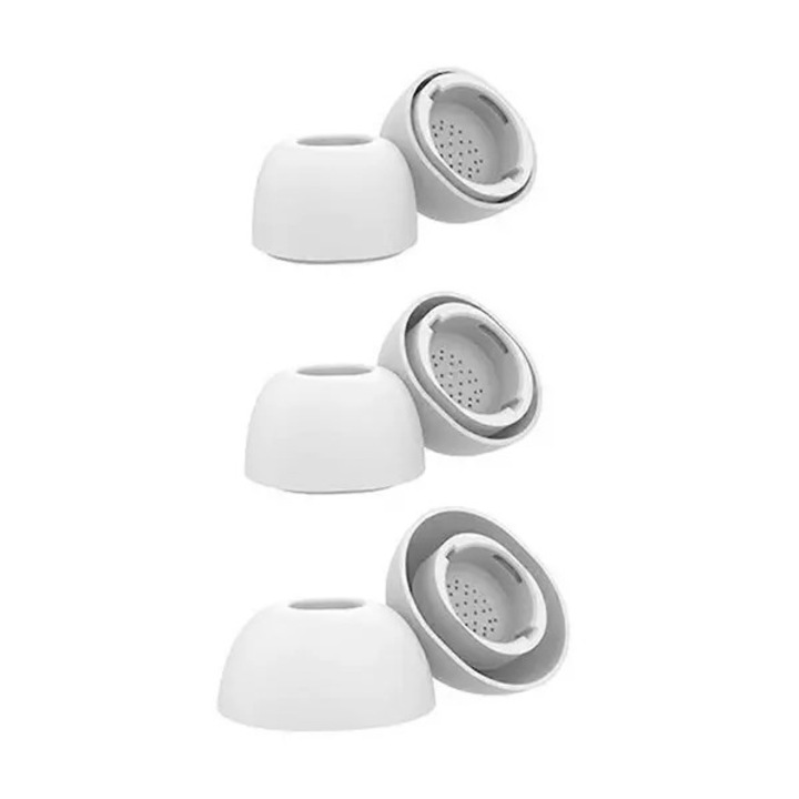 Dopuri de urechi de schimb pentru Samsung Galaxy Buds3 Pro FU-K0518-260905-956, silicon S/M/L, alb, 3 perechi