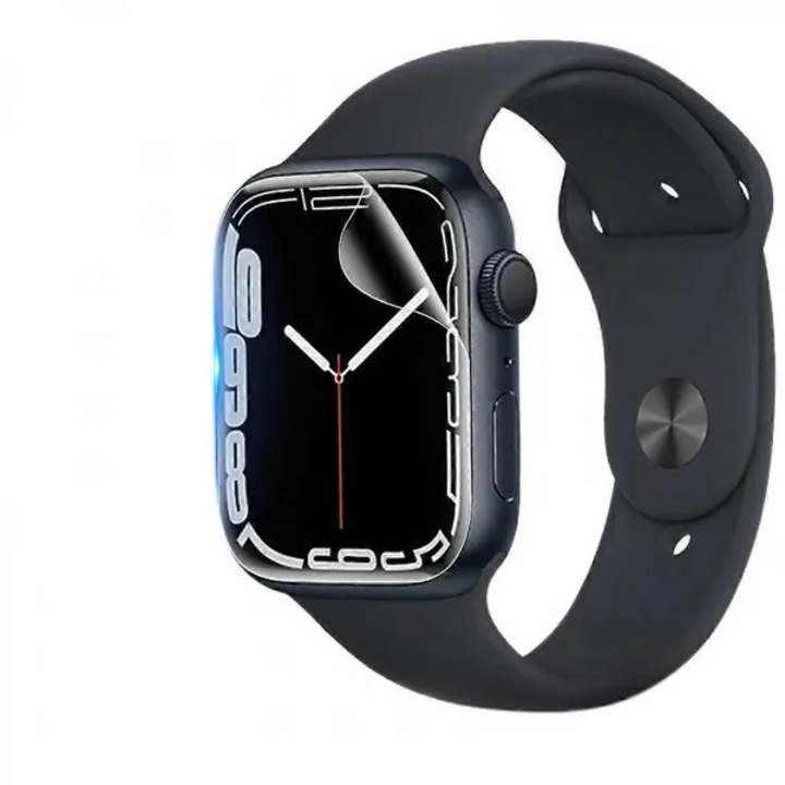 Folie de protectie ecran compatibila cu Apple Watch Series 7 41 mm, 12D curbata full coverage, HD ultra clear, anti-zgariere, anti-amprenta, transparent, FU-K0518-260905-1354