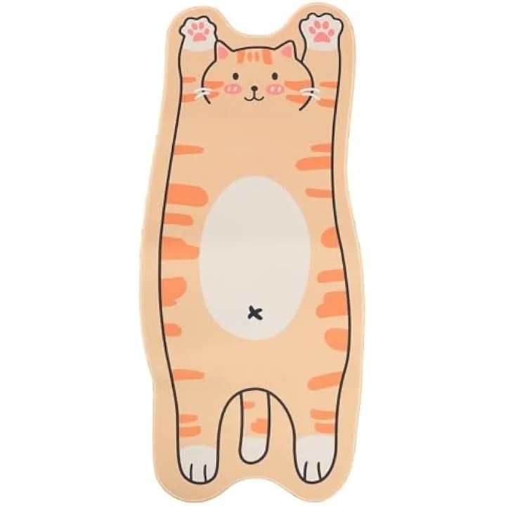 Covoras de mouse cu desene animate si design creativ cu animale, covoras antiderapant din cauciuc pentru birou, pentru urmarire precisa si alunecare lina, pentru uz casnic si la birou
