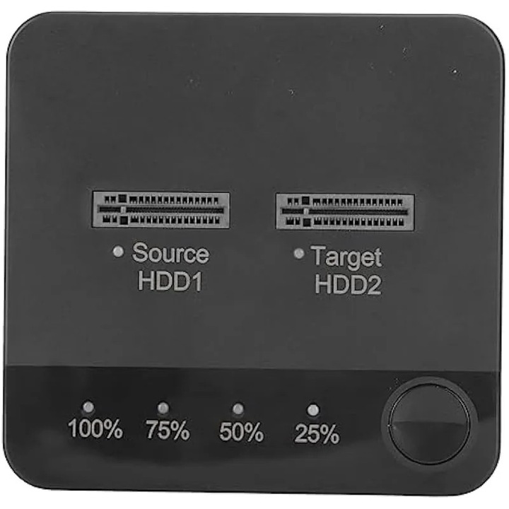 Дупликатор SSD M.2, докинг станция за SSD SATA M.2 с 2 гнезда, 1 Gbps, високоскоростно офлайн клониране, външен корпус за твърд диск Type-C към SSD SATA без инструменти, за OS X