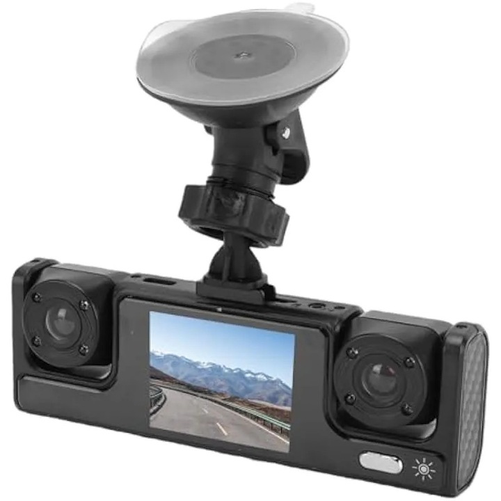 Camera de bord cu 4 canale, acoperire panoramica la 360 de grade, camera de bord 1080P, inregistrare in bucla si filmare nocturna, pentru masini, camioane, SUV-uri