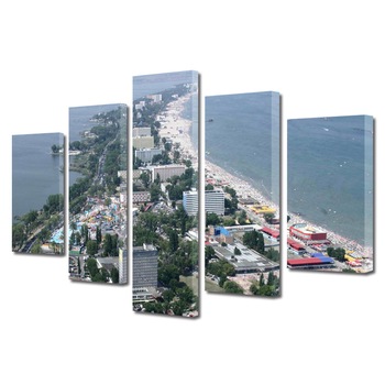 Set Tablouri Multicanvas BTex 5 Piese ArtDecoMag Modern Urban Orase Constanta Romania, 110 x 200 cm Set Tablouri Multicanvas BTex 5 Piese ArtDecoMag Modern Urban Orase Constanta Romania, 110 x 200 cm