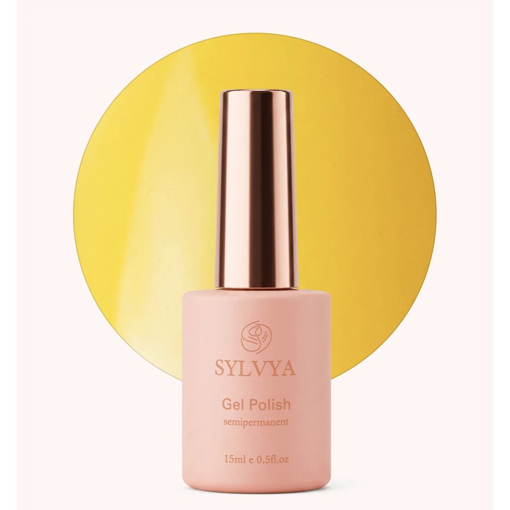 SYLVYA Gel Polish Semipermanent - 15 ml Polish H07 08