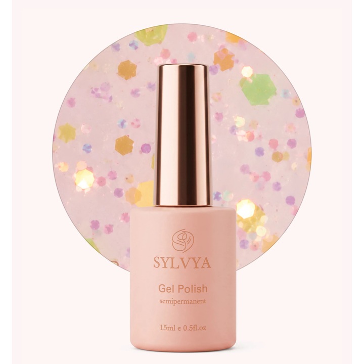Macaron Gel Polish SYLVYA 15ml Macaron SU 01