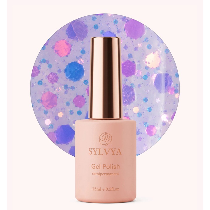 Macaron Gel Polish SYLVYA 15ml Macaron SU 08