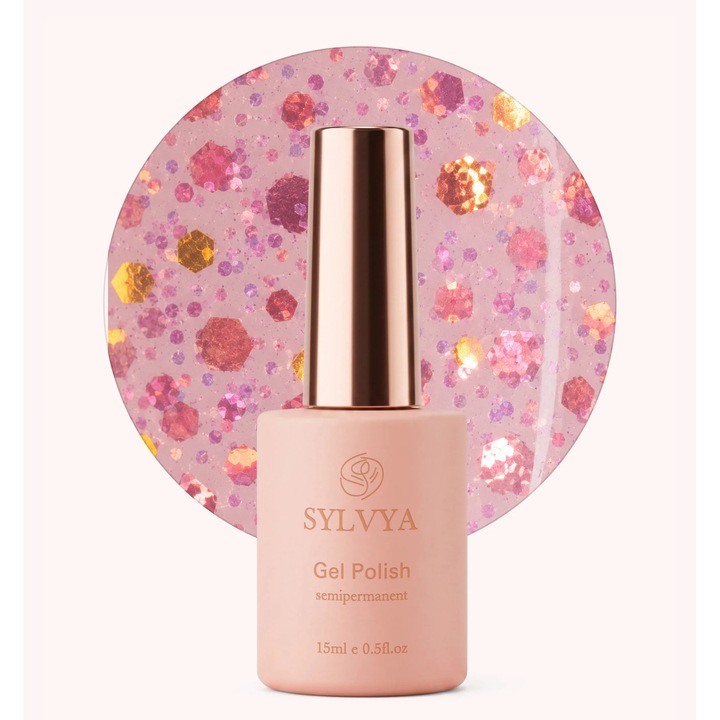 Macaron Gel Polish SYLVYA 15ml Macaron SU 11
