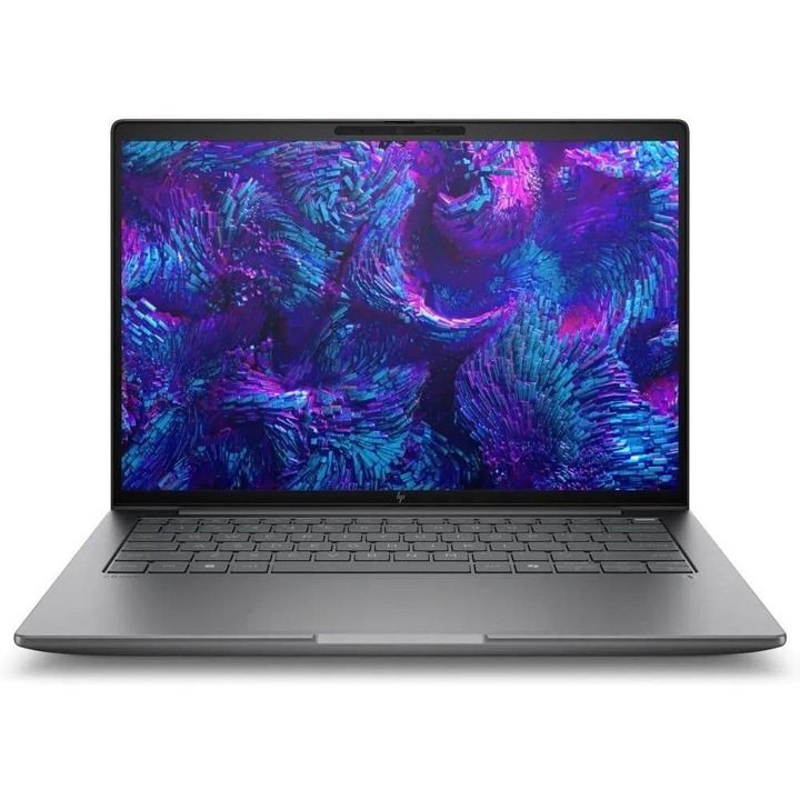 Laptop HP ZBook 8 G1i, 14" WUXGA, Intel® Core™ Ultra 7 255H pana la 5.1 GHz, 16 GB RAM DDR5 6400, 512 GB SSD, NVIDIA® RTX 500 Ada 4 GB, Windows 11 Pro, Meteor Silver 512 GB