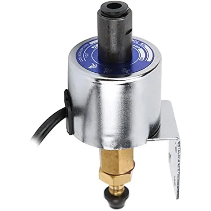 Pompa de ulei electromagnetica K0569-260905-3809-AMC, AC 220V 13W, debit 400-500 cc/min, presiune 1 kgf/cm², inox, argintiu