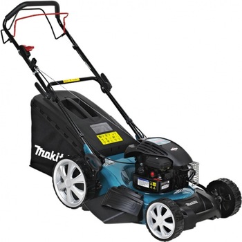 Masina de tuns gazonul pe benzina Makita PLM4628N, 2.7 CP, motor Briggs & Stratton, 46 cm latime lucru, 7 trepte taiere, 60 l sac colector Masina de tuns gazonul pe benzina Makita PLM4628N, 2.7 CP, motor Briggs & Stratton, 46 cm latime lucru, 7 trepte taiere, 60 l sac colector
