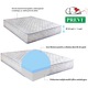 Saltea ortopedica PREVI, Aquagel Medical Air-Plus Confort, 160x200x22cm, spuma poliuretanica cu memorie 5 cm, hipoalergenica, sistem aerisire, tratat cu Aloe Vera, fermitate medie
