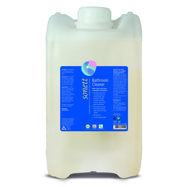 Detergent Ecologic pentru Baie 10L Sonett