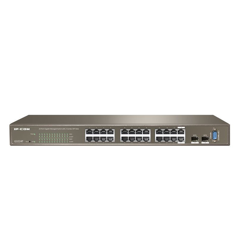 Switch IPCOM G3224T,26 porturi gigabit-24 port gigabit+2 SFP,Layer 2