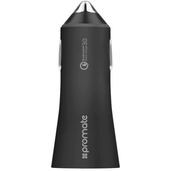 Incarcator auto universal PROMATE Robust-QC3, 2 porturi USB, Quick Charge 3.0 Incarcator auto universal PROMATE Robust-QC3, 2 porturi USB, Quick Charge 3.0