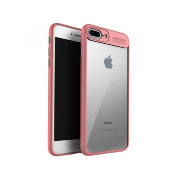 Carcasa protectie spate din gel TPU si acrilic pentru iPhone 8 Plus / 7 Plus 5.5 inch - Rosie Carcasa protectie spate din gel TPU si acrilic pentru iPhone 8 Plus / 7 Plus 5.5 inch - Rosie