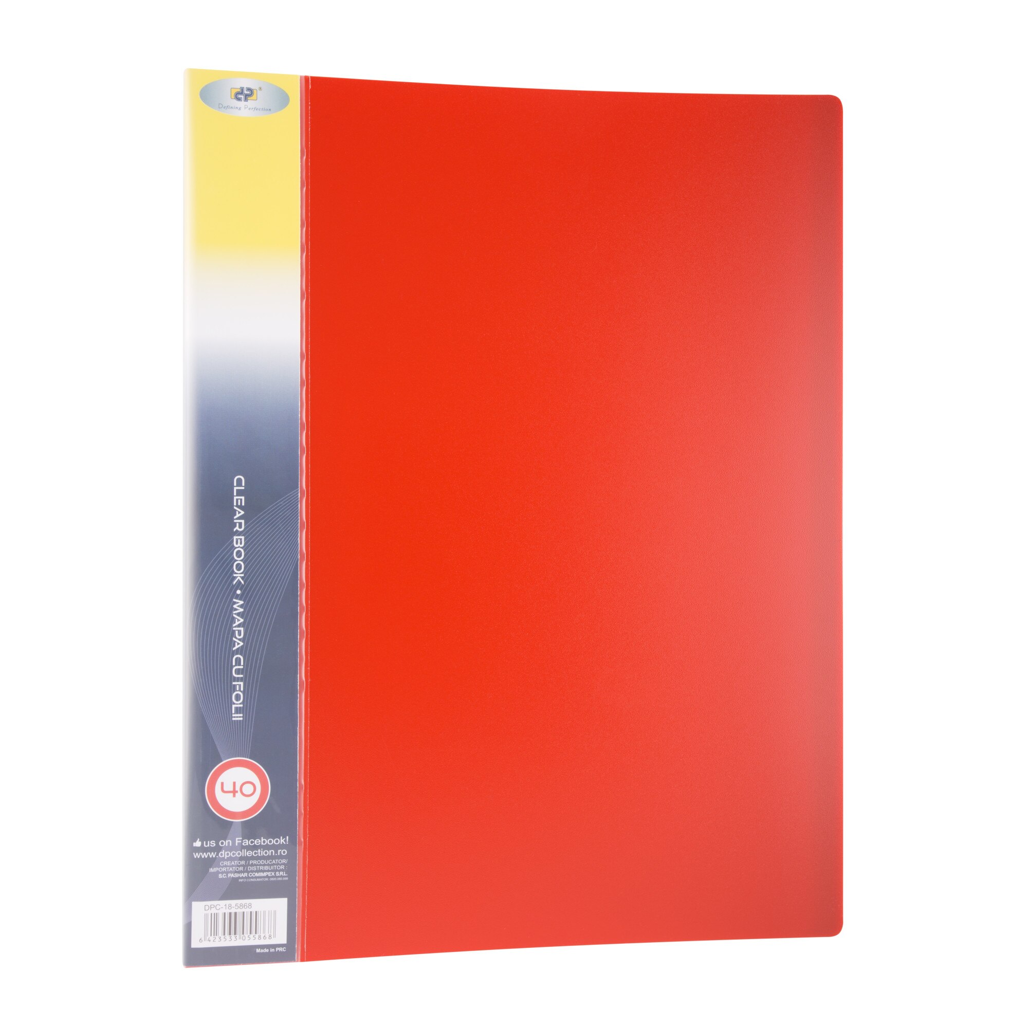 Mapa PVC A4 cu 40 folii, coperta rosu DP Office - Compară Prețuri | 3CHEAPS