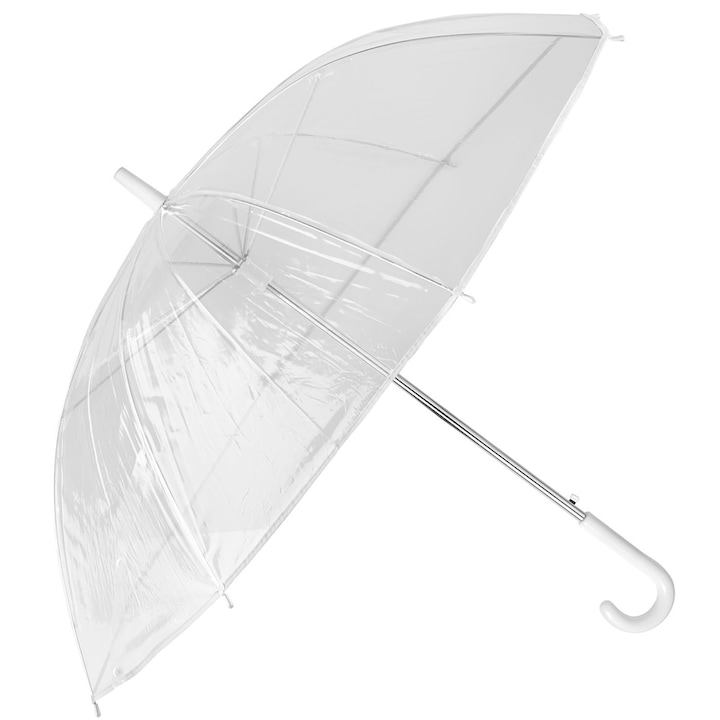 Átlátszó esernyő automata 86 cm átmérő