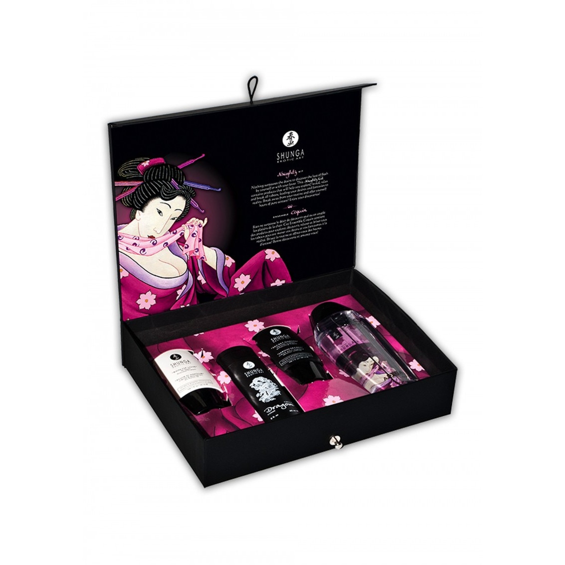 Set cadou “ Naughty Kit” , crema stimulatoare masculina 60 ml, crema stimulatoare feminina 30 ml, crema punct G 30 ml, lubrefiant 165 ml